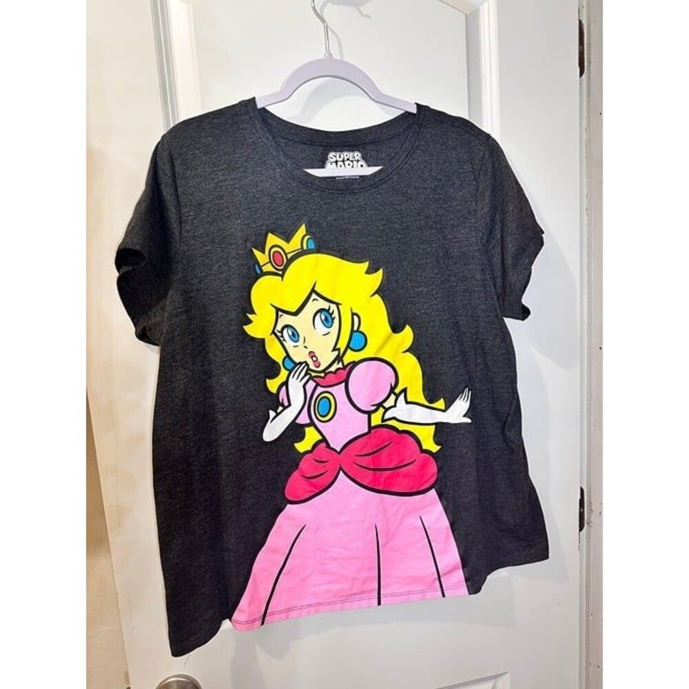 Super Mario Bros Movie Princess Peach 2XL XXL T Shirt Party Tee